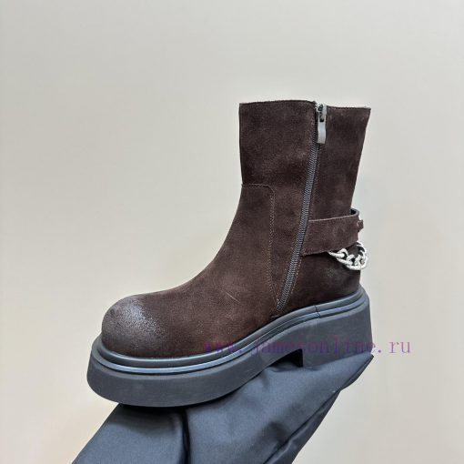 Top Short and Long 550Diesel round toe side zipper long and short bootsSuper slimming on thelugm9s5c - Image 9