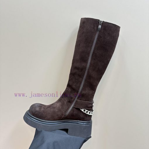 Top Short and Long 550Diesel round toe side zipper long and short bootsSuper slimming on the90tdyd84 - Image 9
