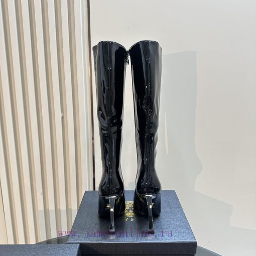 Versace 2024 Spring/Summer New Long BootsThe Milan runway features a minimalist and sleek deajoaf9jq - Image 5