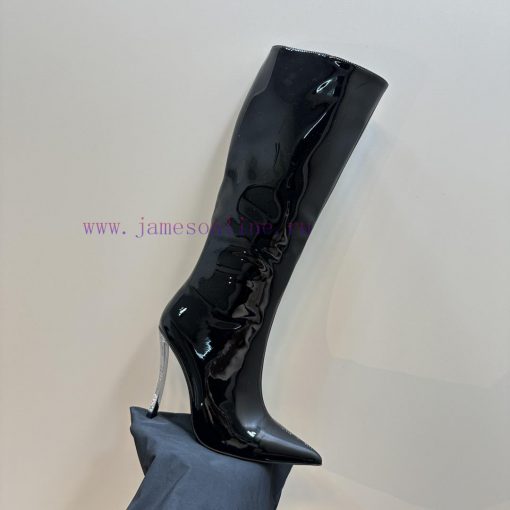 Versace 2024 Spring/Summer New Long BootsThe Milan runway features a minimalist and sleek deajoaf9jq - Image 7