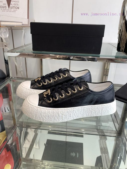 CHANEL 24ss Spring/Summer Big Head Sole with a slightly flared and cute design. The fashiona34tfv73m - Image 3