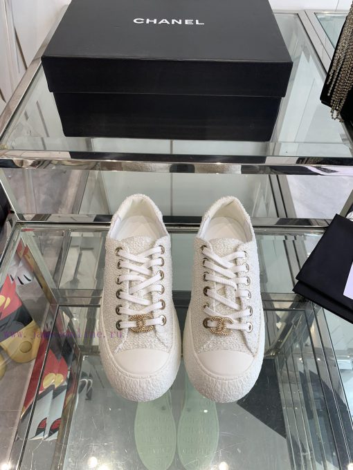 CHANEL 24ss Spring/Summer Big Head Sole with a slightly flared and cute design. The fashiona1c1b016q - Image 2