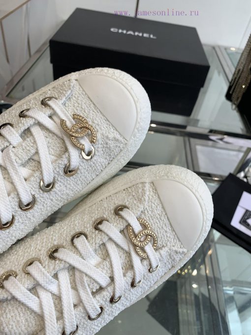 CHANEL 24ss Spring/Summer Big Head Sole with a slightly flared and cute design. The fashiona1c1b016q - Image 8