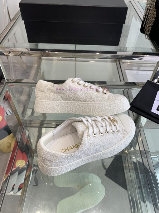 CHANEL 24ss Spring/Summer Big Head Sole with a slightly flared and cute design. The fashiona1c1b016q - Image 10