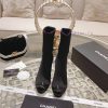Chanel 24Ss Autumn/Winter Chanel Coarse Heel Socks BootsThe sock tube is made of knitted elaxywstd9w