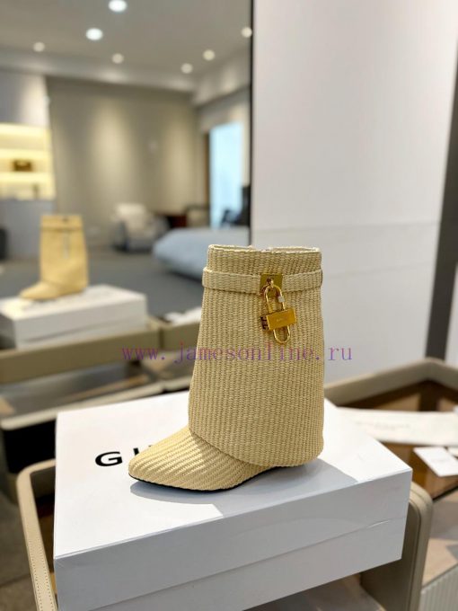 Price "Authentic customizationGIVENCHY0/𝐒𝐒𝐧𝐞𝐰 New high-heeled short boots, the latest in theqsl49kvz - Image 2