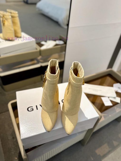 Price "Authentic customizationGIVENCHY0/𝐒𝐒𝐧𝐞𝐰 New high-heeled short boots, the latest in theqsl49kvz - Image 3
