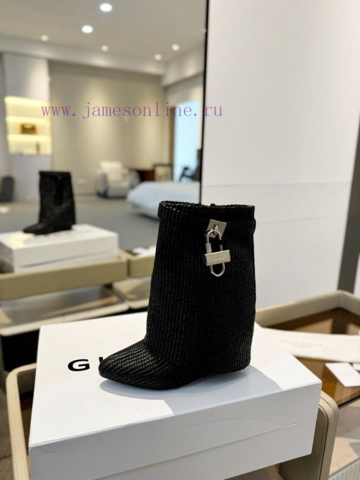 Price "Authentic customizationGIVENCHY0/𝐒𝐒𝐧𝐞𝐰 New high-heeled short boots, the latest in theiape6gx2 - Image 2