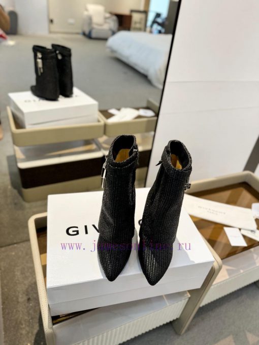Price "Authentic customizationGIVENCHY0/𝐒𝐒𝐧𝐞𝐰 New high-heeled short boots, the latest in theiape6gx2 - Image 3