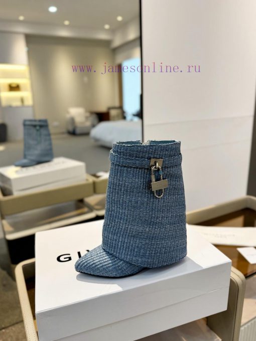Price "Authentic customizationGIVENCHY0/𝐒𝐒𝐧𝐞𝐰 New high-heeled short boots, the latest in the144n1bvz - Image 2