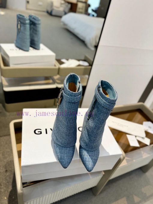 Price "Authentic customizationGIVENCHY0/𝐒𝐒𝐧𝐞𝐰 New high-heeled short boots, the latest in the144n1bvz - Image 3