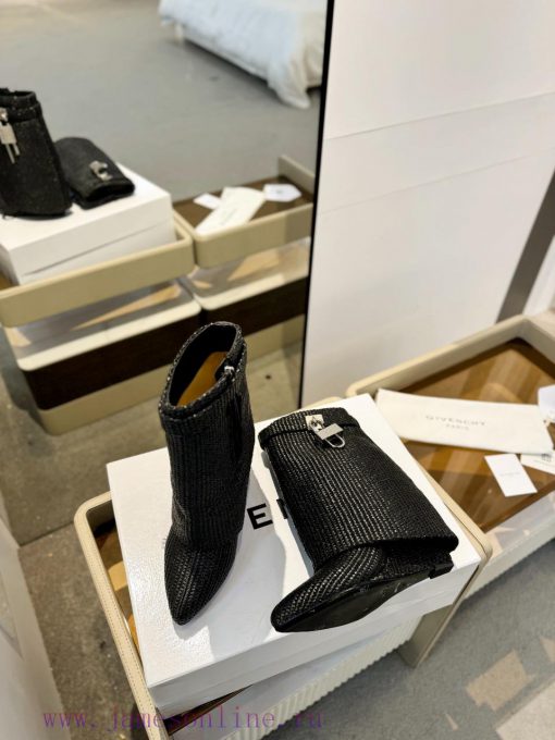 Price "Authentic customizationGIVENCHY0/𝐒𝐒𝐧𝐞𝐰 New high-heeled short boots, the latest in theiape6gx2 - Image 6
