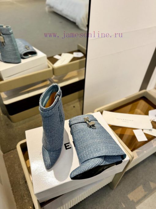 Price "Authentic customizationGIVENCHY0/𝐒𝐒𝐧𝐞𝐰 New high-heeled short boots, the latest in the144n1bvz - Image 6