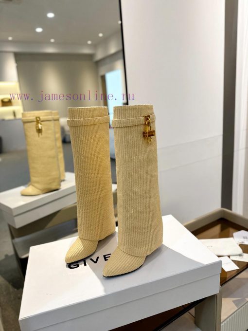 Price "Authentic customizationGIVENCHY0/𝐒𝐒𝐧𝐞𝐰 New high-heeled boots, the latest in the markesbfqw22w - Image 3