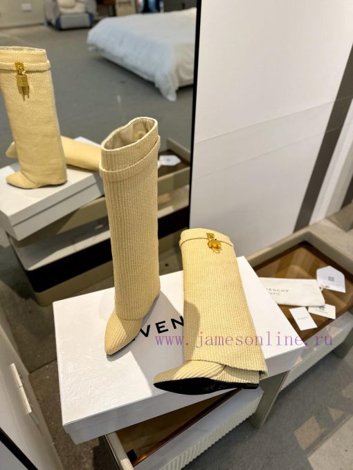 Price "Authentic customizationGIVENCHY0/𝐒𝐒𝐧𝐞𝐰 New high-heeled boots, the latest in the markesbfqw22w - Image 5