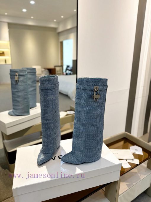 Price "Authentic customizationGIVENCHY0/𝐒𝐒𝐧𝐞𝐰 New high-heeled boots, the latest in the markejt21bwo8 - Image 5