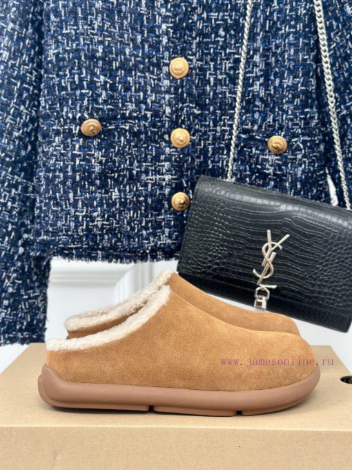 UGG Oil Chicken 24ss Autumn and Winter New Wool Baotou TowHalf dragged snow bootsSimple and 0wlrr81u - Image 2