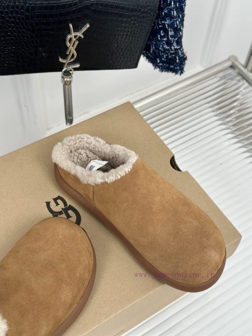 UGG Oil Chicken 24ss Autumn and Winter New Wool Baotou TowHalf dragged snow bootsSimple and 0wlrr81u - Image 6