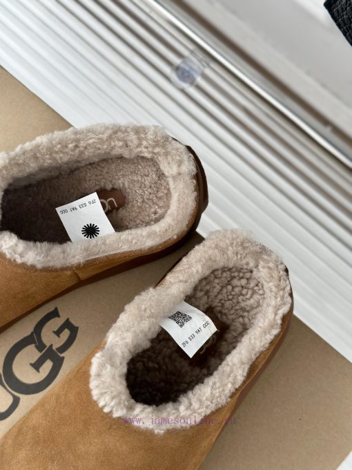 UGG Oil Chicken 24ss Autumn and Winter New Wool Baotou TowHalf dragged snow bootsSimple and 0wlrr81u - Image 9