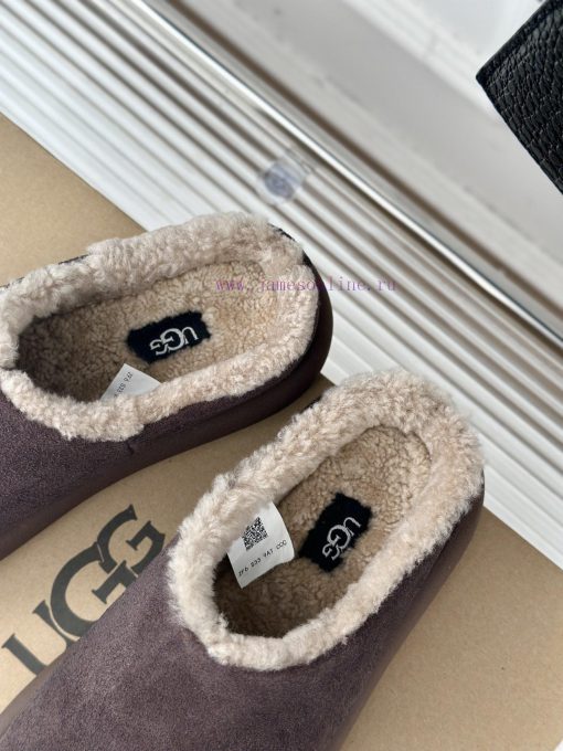 UGG Oil Chicken 24ss Autumn and Winter New Wool Baotou TowHalf dragged snow bootsSimple and 4lr6aycq - Image 9