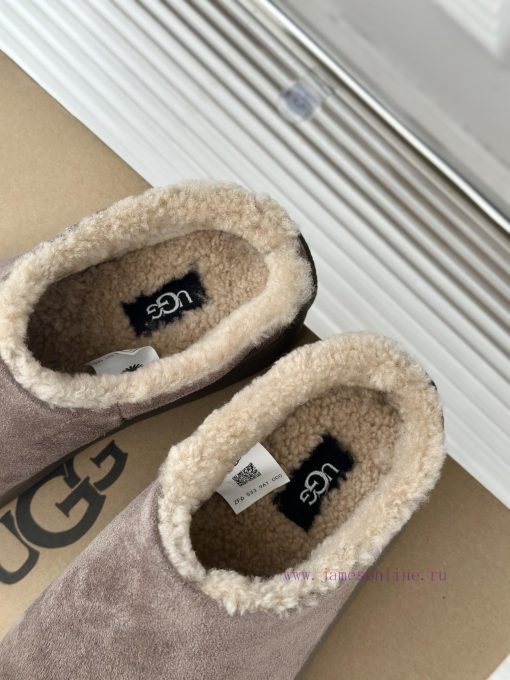 UGG Oil Chicken 24ss Autumn and Winter New Wool Baotou TowHalf dragged snow bootsSimple and h4tbkdds - Image 9