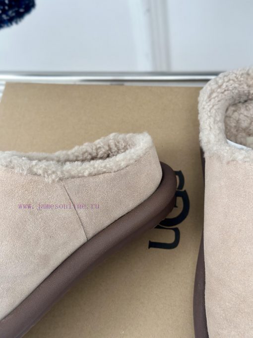 UGG Oil Chicken 24ss Autumn and Winter New Wool Baotou TowHalf dragged snow bootsSimple and cib86bnc - Image 7