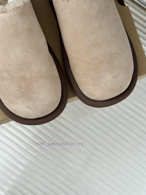 UGG Oil Chicken 24ss Autumn and Winter New Wool Baotou TowHalf dragged snow bootsSimple and cib86bnc - Image 8