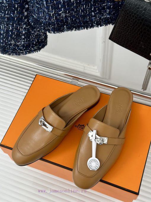 HERME * Classic Kelly Buckle Muller Half DragNo need to go door-to-door to compare, the highdj6em5ji - Image 3