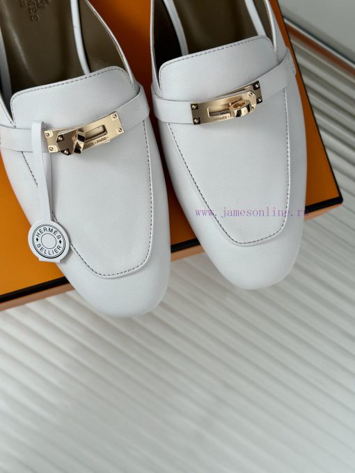 HERME * Classic Kelly Buckle Muller Half DragNo need to go door-to-door to compare, the high32drdcr9 - Image 8