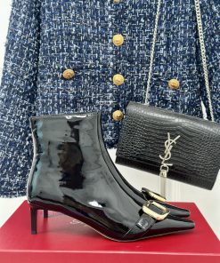 Roger Vivier | RV Classic Autumn/WinterHigh heeled square buckle short boots seriesThe shoe 2ws0r8js