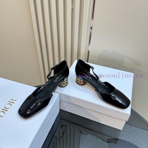 Dior/Dior 24S Autumn/Winter New ProductsThe shoe upper is made of imported patent leatherMeivvd61q - Image 4