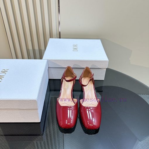 Dior/Dior 24S Autumn/Winter New ProductsThe shoe upper is made of imported patent leatherMecjqa8pq - Image 3