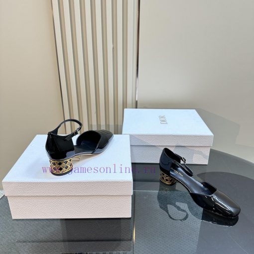 Dior/Dior 24S Autumn/Winter New ProductsThe shoe upper is made of imported patent leatherMeivvd61q - Image 7