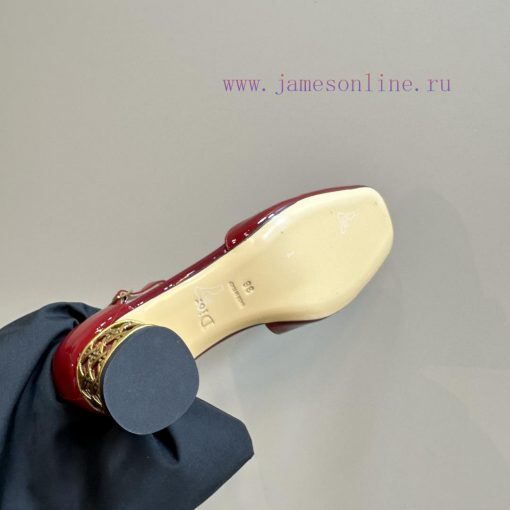 Dior/Dior 24S Autumn/Winter New ProductsThe shoe upper is made of imported patent leatherMecjqa8pq - Image 10