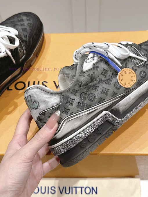 Purchasing gradeLV TARINE New Color Rubbing Full Leather Donkey Brand Couple's Casual StyleSpy16j11a - Image 8