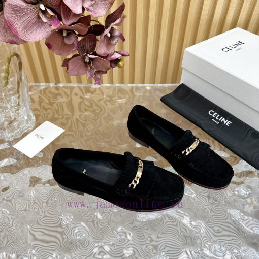 2024 New Celine/Celine Classic Four Seasons Retro loafersThis one with tassels is more playf22dum9n6 - Image 5