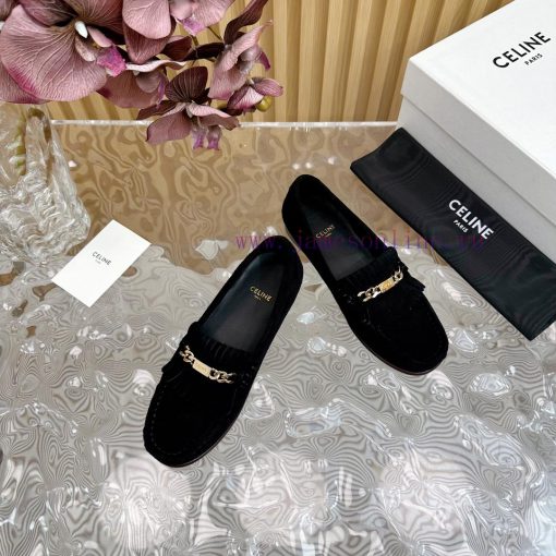 2024 New Celine/Celine Classic Four Seasons Retro loafersThis one with tassels is more playf22dum9n6 - Image 8