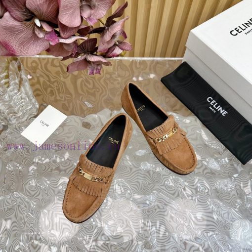 2024 New Celine/Celine Classic Four Seasons Retro loafersThis one with tassels is more playfpx1ebl33 - Image 5