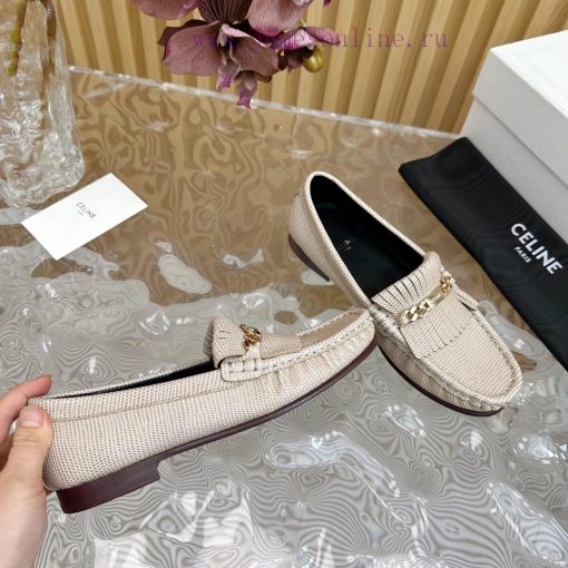2024 New Celine/Celine Classic Four Seasons Retro loafersThis one with tassels is more playf8w6ydsfk - Image 7