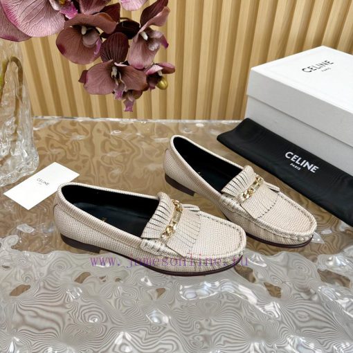 2024 New Celine/Celine Classic Four Seasons Retro loafersThis one with tassels is more playf8w6ydsfk - Image 8