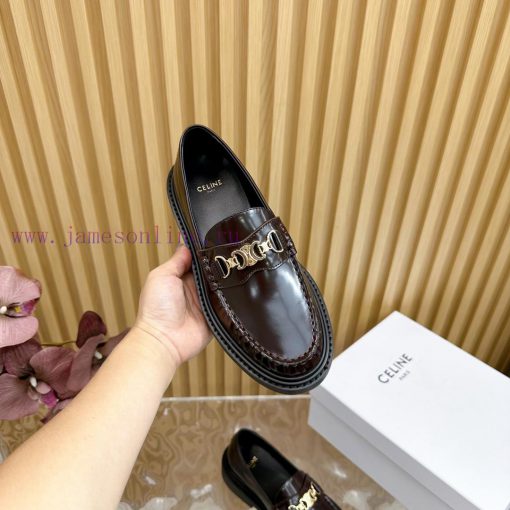 Top 2024 New Celine/Celine Classic Four Seasons Retro loafersThis one with tassels is more p5b2466nf - Image 9