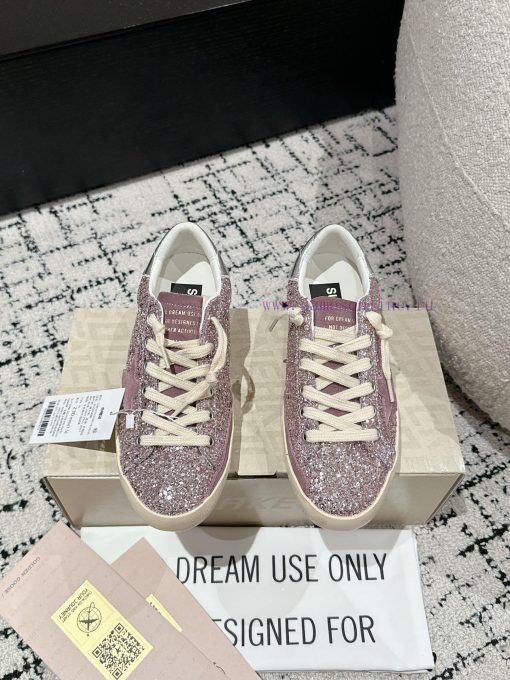 Top Women's Style𝐆𝐨𝐥𝐝𝐞𝐧𝐆𝐨𝐬𝐞𝐒𝐮𝐩𝐞𝐫𝐬𝐭𝐚𝐫 | Golden Goose Deluxe Brand 24/New Purple Star Silver T7nr6n0ux - Image 2