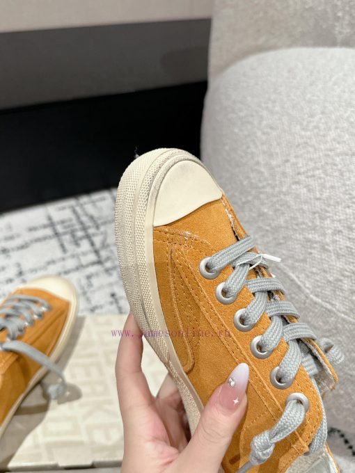 Top Couple Style𝐆𝐨𝐥𝐝𝐞𝐧𝐆𝐨𝐬𝐞𝐒𝐮𝐩𝐞𝐫𝐬𝐭𝐚𝐫 | Golden Goose Deluxe Brand 24/New Apricot Skin White St5p60mpvm - Image 7