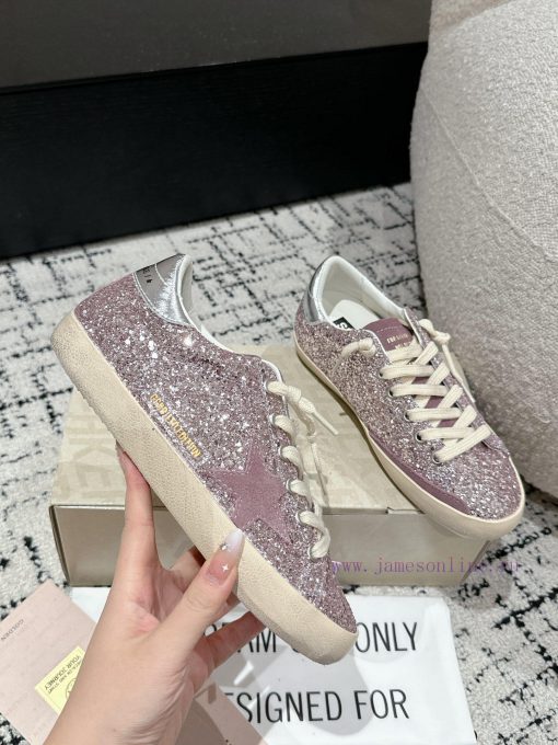 Top Women's Style𝐆𝐨𝐥𝐝𝐞𝐧𝐆𝐨𝐬𝐞𝐒𝐮𝐩𝐞𝐫𝐬𝐭𝐚𝐫 | Golden Goose Deluxe Brand 24/New Purple Star Silver T7nr6n0ux - Image 6