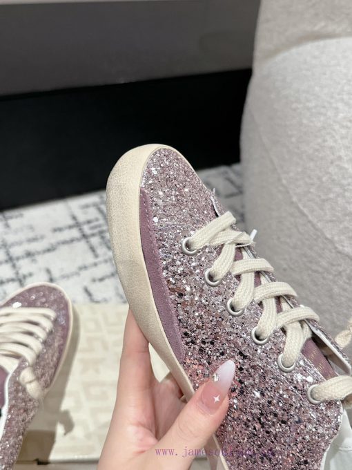 Top Women's Style𝐆𝐨𝐥𝐝𝐞𝐧𝐆𝐨𝐬𝐞𝐒𝐮𝐩𝐞𝐫𝐬𝐭𝐚𝐫 | Golden Goose Deluxe Brand 24/New Purple Star Silver T7nr6n0ux - Image 8