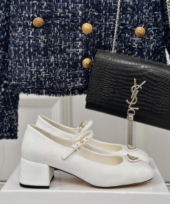 PRADA/PRADA Classic Triangle LogoRough heeled Mary Jane shoe seriesMinimalist and ultimate t2yhwvbws