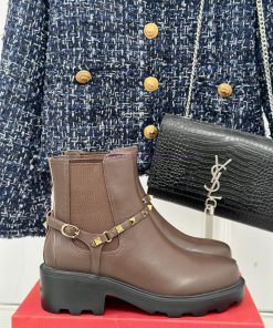 Valentino | Valentino Classic Autumn/WinterNew rivet thick soled short bootsThe favorite itex8r68f9u