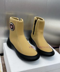 Dior 2024 Autumn/Winter New Elastic Women's Boots CD Letter Logo Handsome Color blocked Motou6l0gwrg