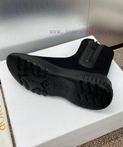 Dior 2024 Autumn/Winter New Elastic Women's Boots CD Letter Logo Handsome Color blocked Motot0yb2uc0