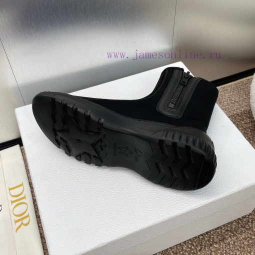 Dior 2024 Autumn/Winter New Elastic Women's Boots CD Letter Logo Handsome Color blocked Motot0yb2uc0